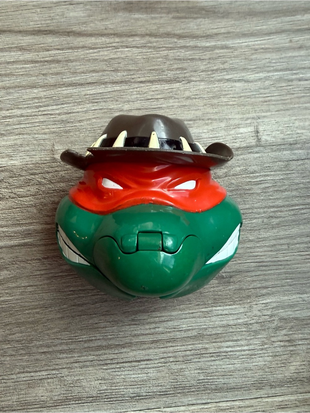 Vintage TMNT Mini Mutants Michelangelo Adventure Playset Safari Mike Incomplete